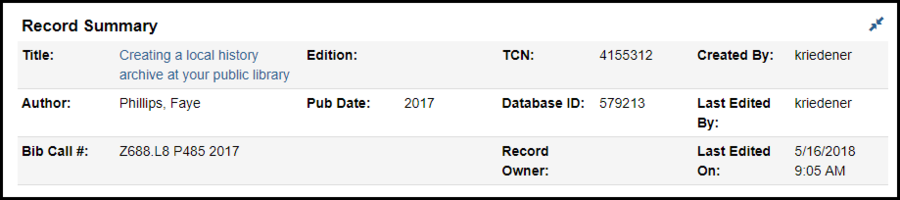 WebClient Catalog RecordSummary.png WebClient Catalog RecordSummary.png