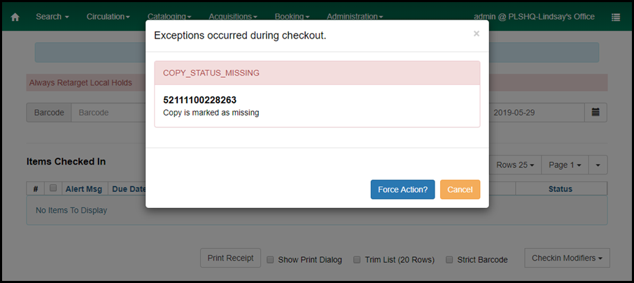 WebClient CheckIn Exception Copy Status Missing.png WebClient CheckIn Exception Copy Status Missing.png