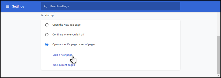 Webclient Configuration Chrome StartPage.png