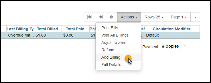 WebClient PatronBills AddBilling Menu.png WebClient PatronBills AddBilling Menu.png