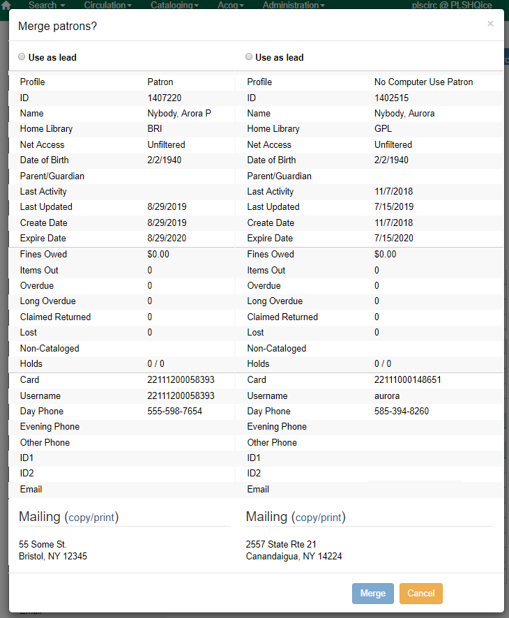 PatronSearch MergePatron SelectLead 332.png PatronSearch MergePatron SelectLead 332.png