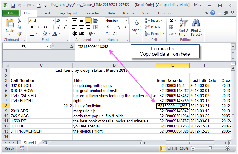 ExcelTips CellDataInFormulaBar.png